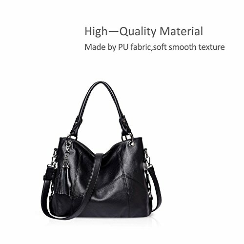 Sac à main en cuir noir avec texture douce