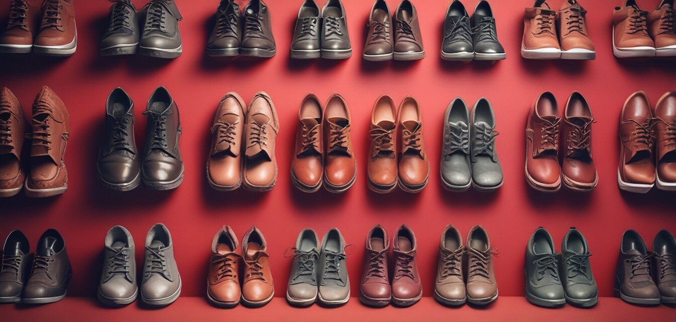 Collection de chaussures tendance