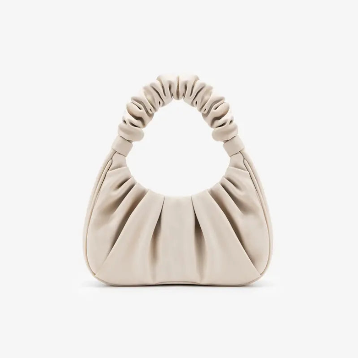 Sac en Similicuir blanc – Plis Élégants